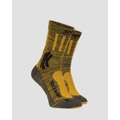 Skarpety trekkingowe X-Socks Trek X Merino 4.0. Żółte skarpety X Socks, bez wzorów. W wyprzedaży za 144.00 zł.