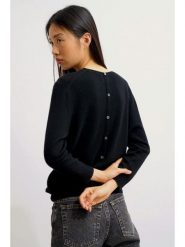 AUTHENTIC CASHMERE Kaszmirowy sweter "Estaris" w kolorze czarnym rozmiar: L. Czarne swetry AUTHENTIC CASHMERE, l, bez wzorów, z kaszmiru, bez ramiączek. Za 439.24 zł.