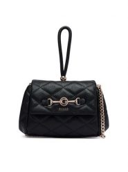 Guess Torebka Frances Mini HWQG22 41780 Czarny. Czarne torebki klasyczne Guess, z aplikacjami, ze skóry, bez dodatków. Za 494.99 zł.