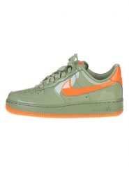Nike Sneakersy "Air Force 1 Low Wet Putty 2.0" w kolorze oliwkowo-pomarańczowym rozmiar: 38. Brązowe trampki Nike, bez wzorów, bez zapięcia. Za 334.60 zł.