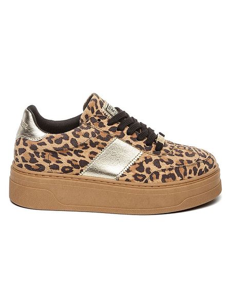 Steve Madden Sneakersy w kolorze srebrno-beżowym rozmiar: 37. Brązowe trampki Steve Madden, bez wzorów, bez zapięcia. Za 324.95 zł.