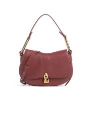 COCCINELLE Skórzana torebka w kolorze bordowym - 22 x 14 x 4 cm rozmiar: onesize. Czerwone torby na ramię Coccinelle, bez wzorów, z materiału, na ramię, bez dodatków. Za 830.67 zł.