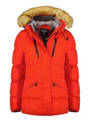 Canadian Peak Parka w kolorze czerwonym rozmiar: XXL. Czerwone parki Canadian Peak, xxl, bez kaptura. Za 233.33 zł.