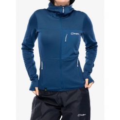 Bluza damska rozpinana Berghaus Ridge-Hiker Hoody. Zielone bluzy Berghaus, m, bez wzorów, bez kaptura. Za 403.99 zł.