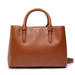 Torebka LAUREN RALPH LAUREN. Brązowe torebki klasyczne Lauren Ralph Lauren, bez wzorów, bez dodatków. Za 1,449.00 zł.