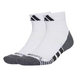 Skarpety Performance CLIMACOOL Cushioned Quarter 3-Pack. Białe skarpety Adidas, bez wzorów, z materiału. Za 64.95 zł.