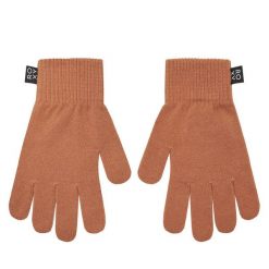 Rękawiczki Damskie Roxy. Brązowe rękawiczki Roxy, bez wzorów, z dzianiny. Za 59.99 zł.