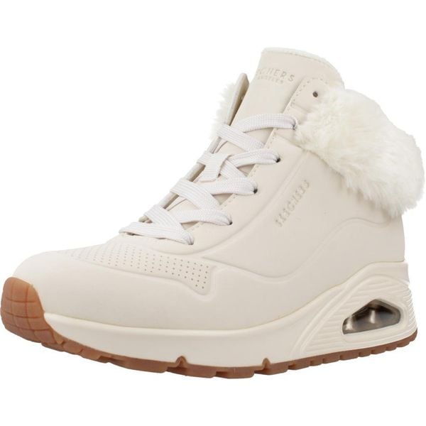 Buty SKECHERS UNO-FALL AIR Biały. Białe trekkingi Skechers, z materiału, trekkingowe. Za 249.99 zł.