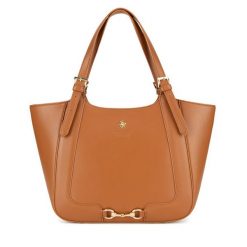 Torebka Beverly Hills Polo Club. Brązowe torebki klasyczne Beverly Hills Polo Club, bez wzorów, bez dodatków. Za 249.99 zł.