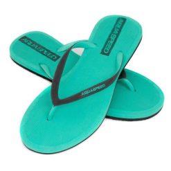 Japonki basenowe damskie Aqua Speed Genoa. Czarne klapki Aqua-Speed, bez wzorów, bez obcasa. Za 47.99 zł.