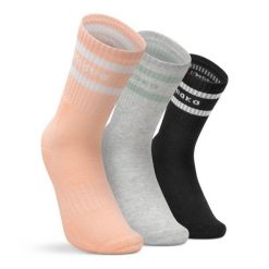 Skarpetki sportowe trójpak Fitness Siroko Sidekick Pink. Czerwone skarpety SIROKO, bez wzorów, z tkaniny. Za 84.00 zł.