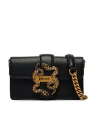 Just Cavalli Torebka 80RA5PA2 ZSA89 Czarny. Czarne torebki klasyczne Just Cavalli, bez wzorów, ze skóry, bez dodatków. Za 614.99 zł.