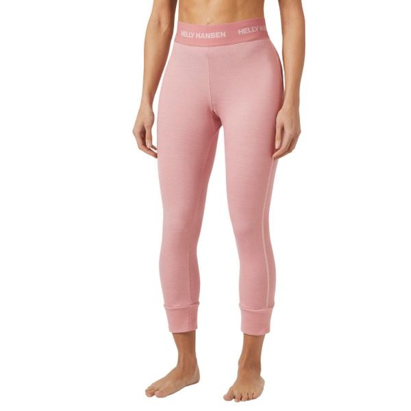 Damskie legginsy 3/4 Helly Hansen Lifa Midw. Czerwone legginsy Helly Hansen, bez wzorów, z wełny. Za 337.00 zł.