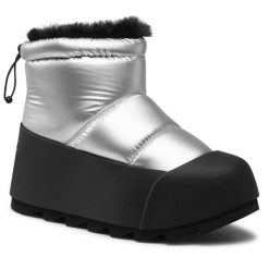 Botki United Nude. Szare botki United Nude, bez wzorów, z polaru, bez obcasa, na koturnie, bez zapięcia. Za 2,409.00 zł.