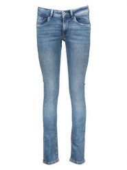 Pepe Jeans Dżinsy "Newbrooke" - Slim fit - w kolorze błękitnym rozmiar: W32/L32. Niebieskie jeansy Pepe Jeans, l, z aplikacjami. Za 184.02 zł.