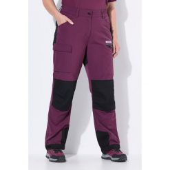 Damskie Hybrydowe spodnie trekkingowe HYPRAR odblaski pasek na rzep. Czerwone spodnie dresowe Ulla Popken, plus size, bez wzorów, z bawełny. Za 480.99 zł.