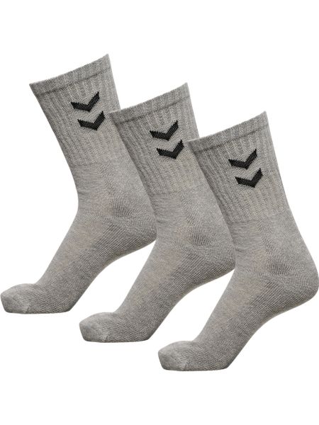 Skarpetki Hummel Basic (x3). Szare skarpety Hummel, bez wzorów, z bawełny. Za 24.90 zł.