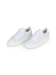 Anna Morellini Skórzane sneakersy "Antilina" w kolorze białym rozmiar: 39. Białe trampki Anna Morellini, bez wzorów, bez zapięcia. Za 351.38 zł.