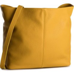 Torebka CREOLE - RBI211 Żółty D04. Żółte listonoszki Creole, bez wzorów, ze skóry, bez dodatków. W wyprzedaży za 129.00 zł.