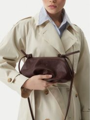 Balagan Torebka Plis M Brązowy ciemny. Brązowe listonoszki BALAGAN, bez wzorów, ze skóry, bez dodatków. Za 999.99 zł.