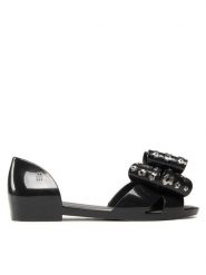 Melissa Sandały Seduction VI Ad 33634 Czarny. Czarne sandały Melissa, bez wzorów, z tworzywa sztucznego, bez obcasa, na płaskiej podeszwie, bez zapięcia. Za 159.99 zł.