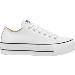 Trampki Converse Chuck Taylor All Star Lift, Dla obu płci. Białe obuwie sportowe Converse, bez zapięcia. Za 690.00 zł.