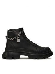 KARL LAGERFELD Trapery Trekka Max Lock KL43542 Czarny. Czarne trapery i śniegowce KARL LAGERFELD, ze skóry. Za 1,239.00 zł.