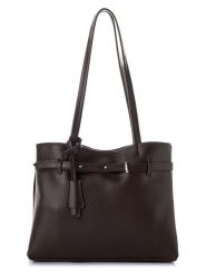 Vince Camuto Torebka "Catania" w kolorze ciemnobrązowym - 35 x 28 x 12 cm rozmiar: onesize. Brązowe torby na ramię Vince Camuto, bez wzorów, z materiału, na ramię, bez dodatków. Za 130.99 zł.