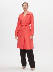 Vero Moda Trencz Doreen 10301287 Różowy Regular Fit. Czerwone płaszcze Vero Moda, m, bez wzorów, z syntetyku, bez kaptura. Za 129.99 zł.