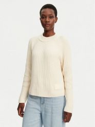 AMI Paris Sweter FKS024.KN0031 Écru Regular Fit. Swetry AMI PARIS, m, bez wzorów, z bawełny, bez ramiączek. Za 1,939.00 zł.