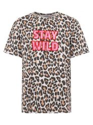 Zwillingsherz Koszulka "Stay Wild" ze wzorem rozmiar: XXL. Bluzki Zwillingsherz, xxl, bez wzorów, bez kołnierzyka, bez ramiączek. Za 82.99 zł.