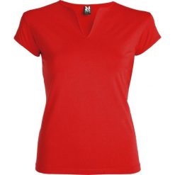 Koszulka Damska Belice. Czerwone bluzki ROLY, s, bez wzorów, sportowe, bez kołnierzyka, bez ramiączek. Za 52.99 zł.