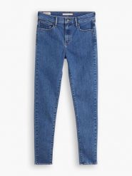 Levi´s Dżinsy - Skinny fit - w kolorze niebieskim rozmiar: W25/L30. Niebieskie jeansy l, z aplikacjami, z podwyższonym stanem. Za 188.85 zł.