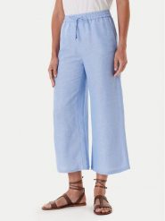 Tatuum Spodnie materiałowe Pulio 1 T2510.143 Błękitny Wide Leg. Niebieskie spodnie materiałowe Tatuum, bez wzorów, ze lnu. Za 169.99 zł.