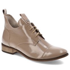 Brązowe Botki Armodo Stylowe Skórzane Buty Na Obcasie. Brązowe botki Armodo, bez wzorów, ze skóry, bez obcasa, na obcasie, bez zapięcia. Za 329.00 zł.