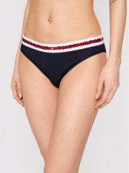 Tommy Hilfiger Figi klasyczne UW0UW02455 Granatowy. Niebieskie figi TOMMY HILFIGER, m, bez wzorów, z bawełny. Za 59.99 zł.