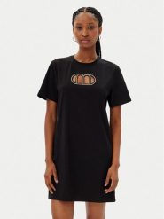 MET Sukienka codzienna M10 306AB Czarny Slim Fit. Czarne sukienki MET, na co dzień, m, bez wzorów, z bawełny, bez kołnierzyka, bez ramiączek, proste. Za 199.99 zł.