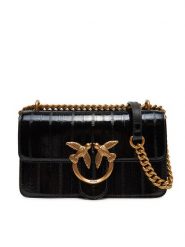 PINKO Torebka Love One Mini Dc PE 25 PLTT 100074 A1VE Czarny. Czarne torebki klasyczne Pinko, bez wzorów, ze skóry, bez dodatków. Za 1,019.00 zł.