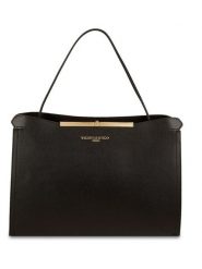 Victor & Hugo Paris Skórzana torebka "Vecy" w kolorze czarnym - 26 x 13 x 3 cm rozmiar: onesize. Czarne torby na ramię Victor & Hugo Paris, bez wzorów, z materiału, przez ramię, bez dodatków. Za 282.99 zł.
