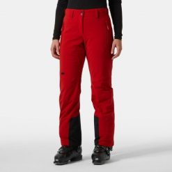 Spodnie narciarskie dla kobiet Helly Hansen Alphelia 2.0. Czerwone spodnie narciarskie Helly Hansen, bez wzorów, narciarskie. Za 1,138.00 zł.