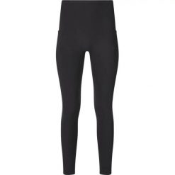 Damskie legginsy Athlecia Fineley. Czarne legginsy Athlecia, uniwersalny, bez wzorów, z materiału. Za 223.50 zł.