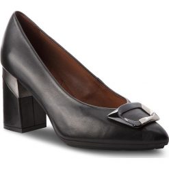 Półbuty HISPANITAS - Lino-7 HI87857 Black. Czarne czółenka Hispanitas, z aplikacjami, z materiału, bez obcasa, na obcasie, bez zapięcia. W wyprzedaży za 319.00 zł.
