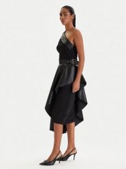 KARL LAGERFELD Sukienka koktajlowa B1W13002 Czarny Slim Fit. Czarne sukienki KARL LAGERFELD, bez wzorów, z syntetyku, wizytowe, bez kołnierzyka, bez ramiączek. Za 1,749.00 zł.