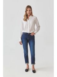 TATUUM Dżinsy - Regular fit - w kolorze granatowym rozmiar: 42. Niebieskie jeansy Tatuum, z aplikacjami. Za 149.66 zł.