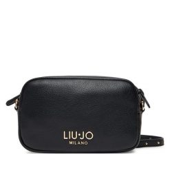 Torebka Liu Jo. Czarne listonoszki Liu Jo, bez wzorów, bez dodatków. Za 489.99 zł.