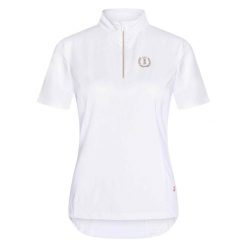 Koszulka damska Imperial Riding Tech Top Irhspeedy. Białe koszulki sportowe IMPERIAL RIDING, bez wzorów, bez ramiączek, do jazdy konnej. Za 231.50 zł.