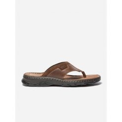 Klapki TBS Jaffare. Brązowe klapki Tbs, bez wzorów, bez obcasa. Za 312.00 zł.