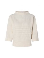 Opus Bluza damska - Gulopi Kobiety Sztuczne włókno biały wypukły wzór tkaniny, 44. Białe bluzy Opus, uniwersalny, bez wzorów, z tkaniny, bez kaptura. Za 249.95 zł.