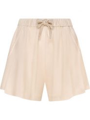 Naturana Szorty w kolorze beżowym rozmiar: M. Brązowe szorty Naturana, bez wzorów, z bawełny, z podwyższonym stanem. Za 85.45 zł.