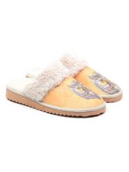 Neefs Kapcie w kolorze beżowym rozmiar: 39. Brązowe obuwie domowe Neefs, bez wzorów, z materiału, bez zapięcia. Za 130.99 zł.